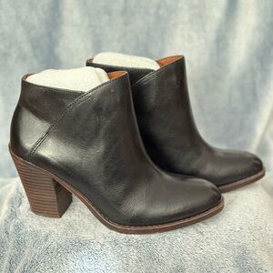 Lucky Brand Leather Ankle Boots